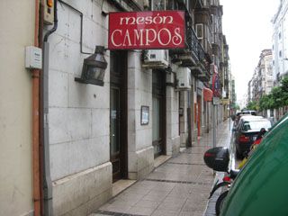 Fachada Meson Campos Santander