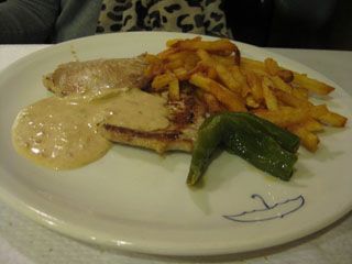 Lomo de cerdo al queso Restaurante la Pirula Santander