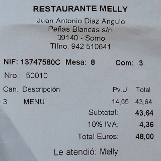 Restaurante Melly Somo