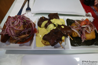 Menu Degustacion en La Mar Brava Sanatnder Comida Peruana
