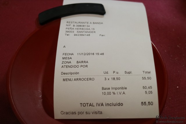 Arroceria Restaurante A Banda Santander