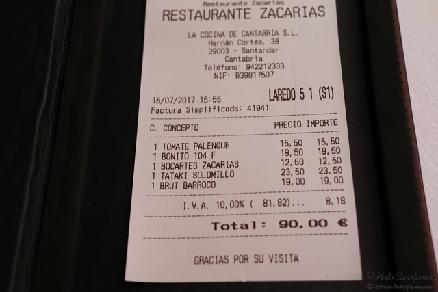 Restaurante Zacarias Santander
