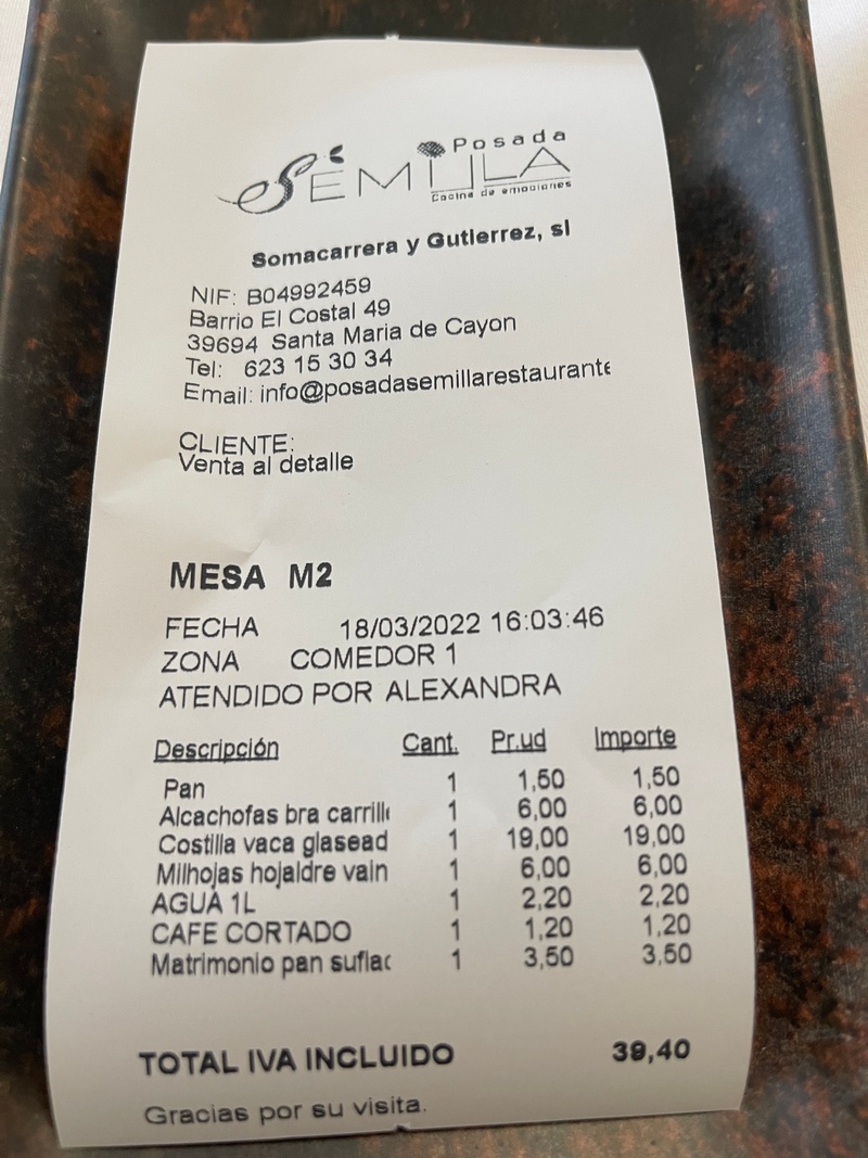 Restaurante Semilla Santa Maria de Cayón