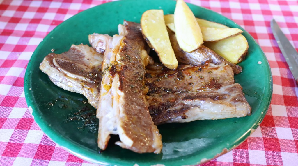 Churrasco de ternera a la plancha con chimichurri