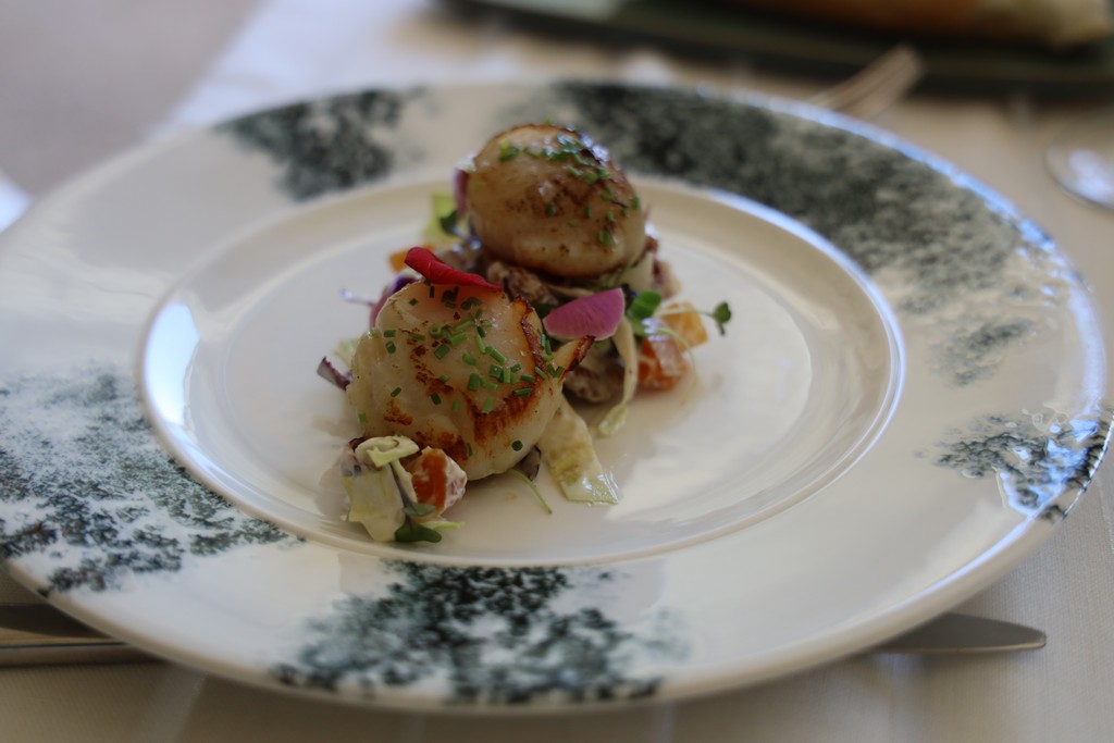 La ensalada de vieiras