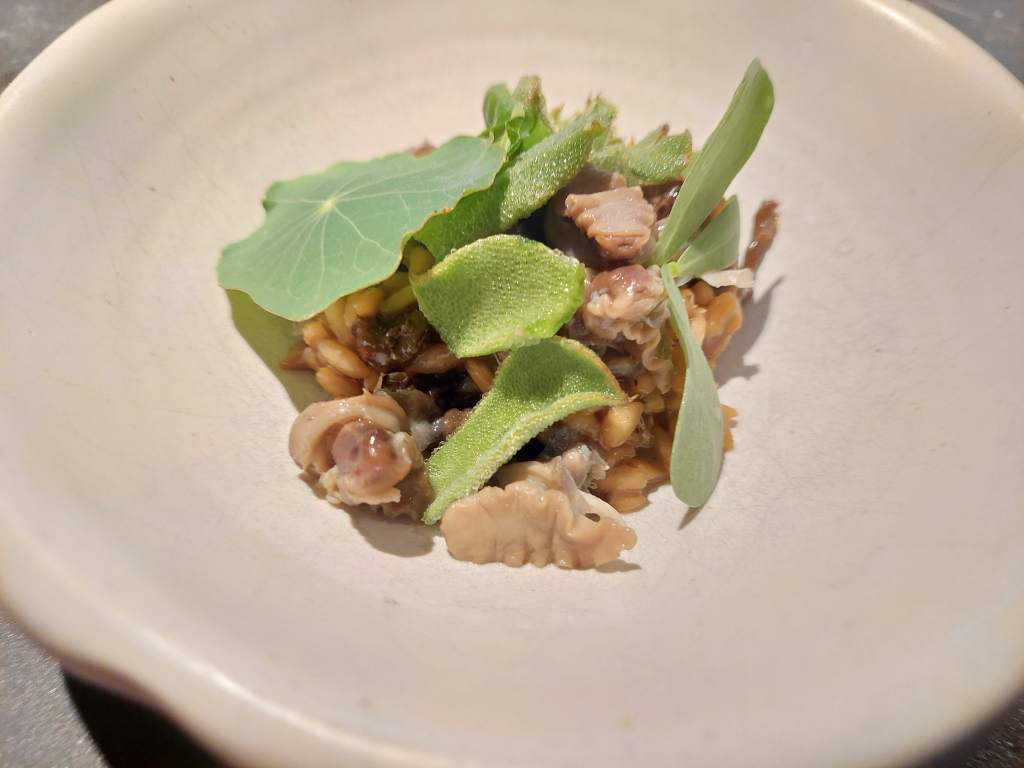Arroz de caracoles a las malas hierbas