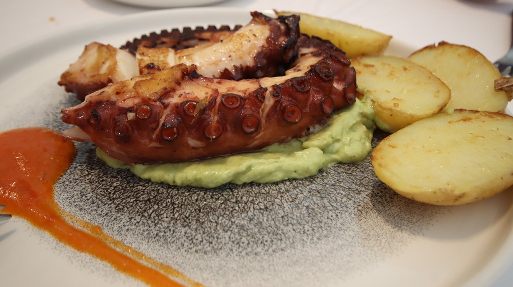 Pulpo braseado