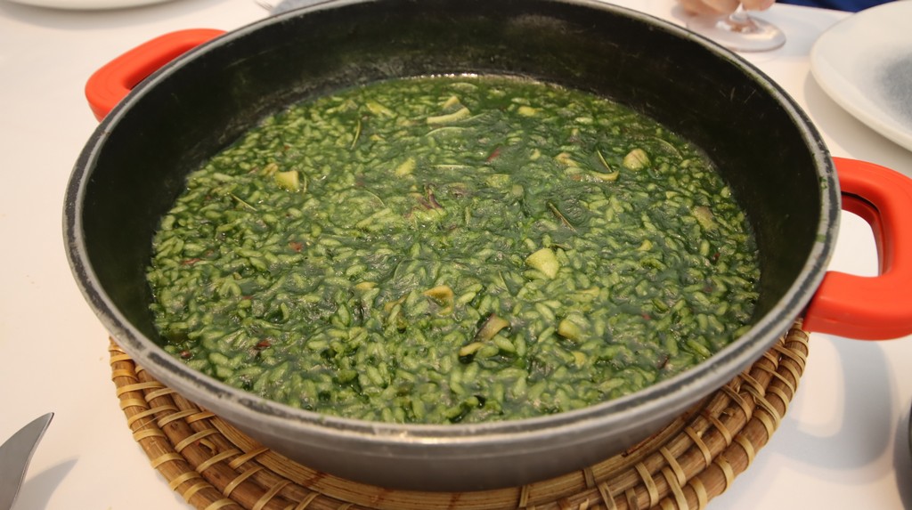 Las Quebrantas Arroz con plancton y calamares