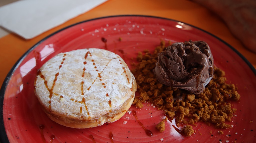 alfajor con helado