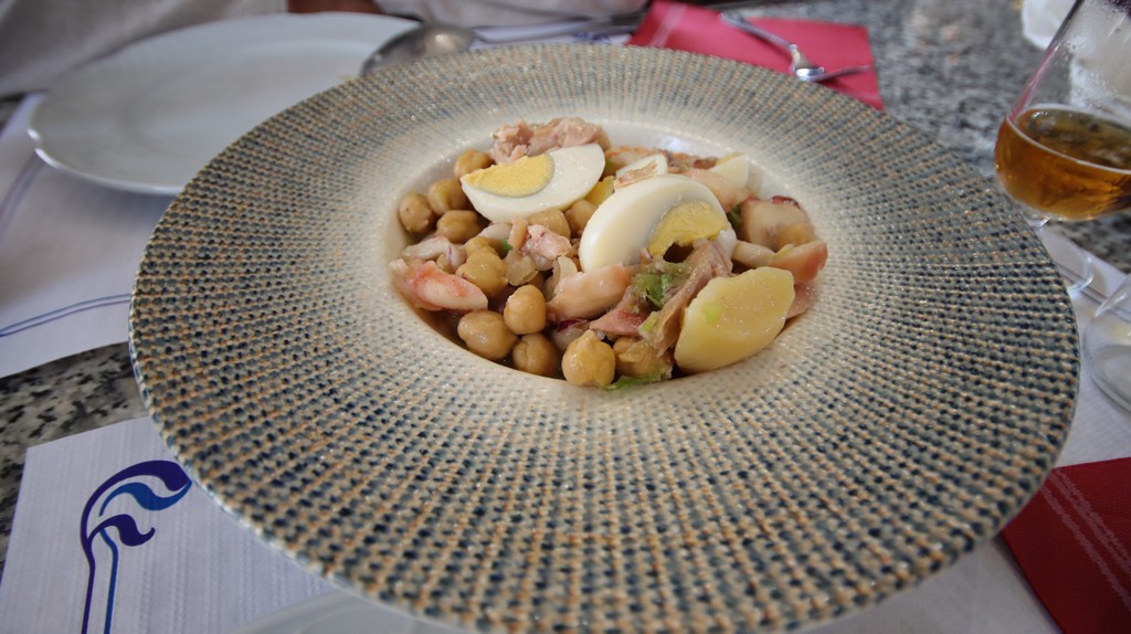 ensalada de garbanzos