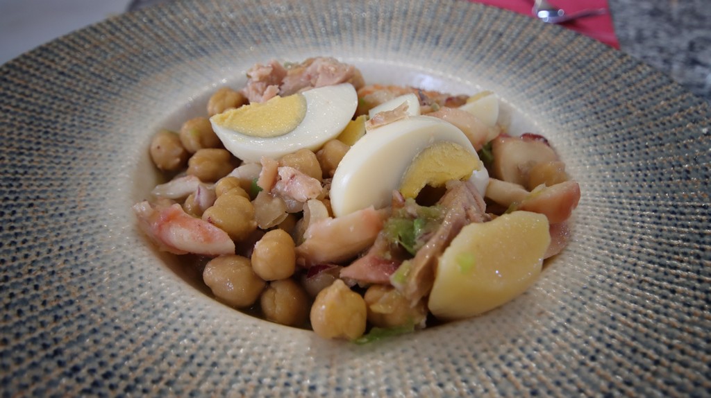 ensalada de garbanzos