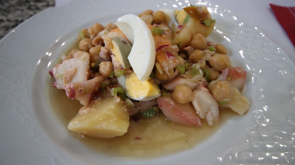 ensalada de garbanzos