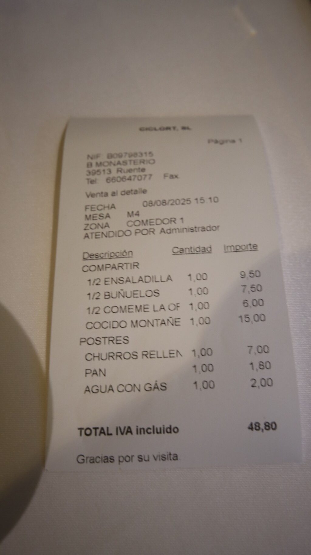 Hilo factura