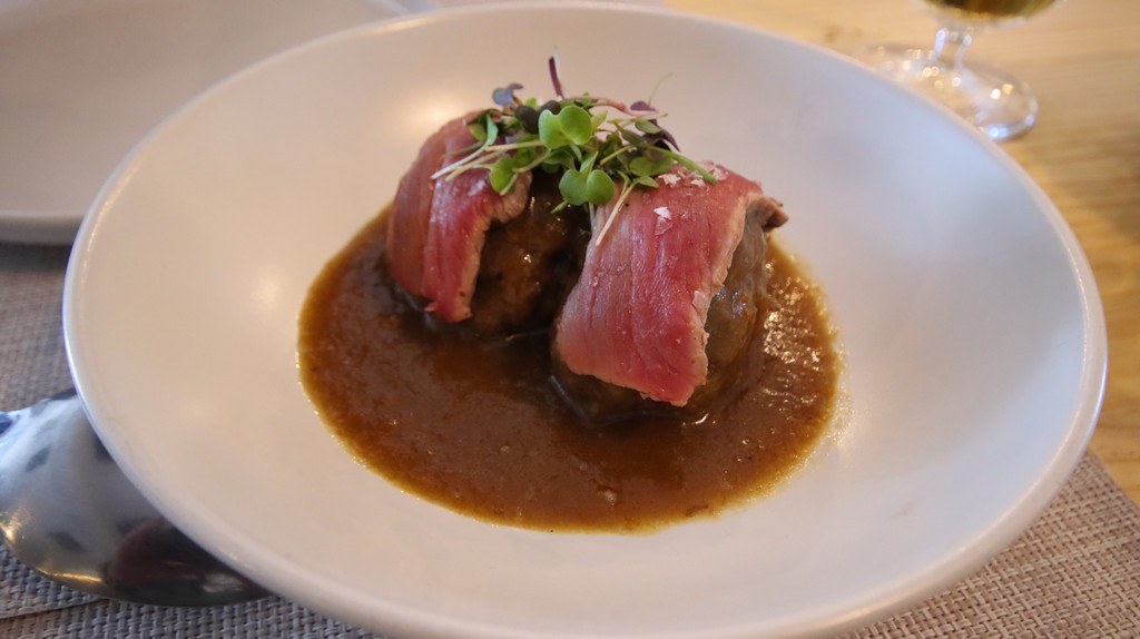 Albóndigas de chuleta de vaca y entrecot de novilla Casa Lucita