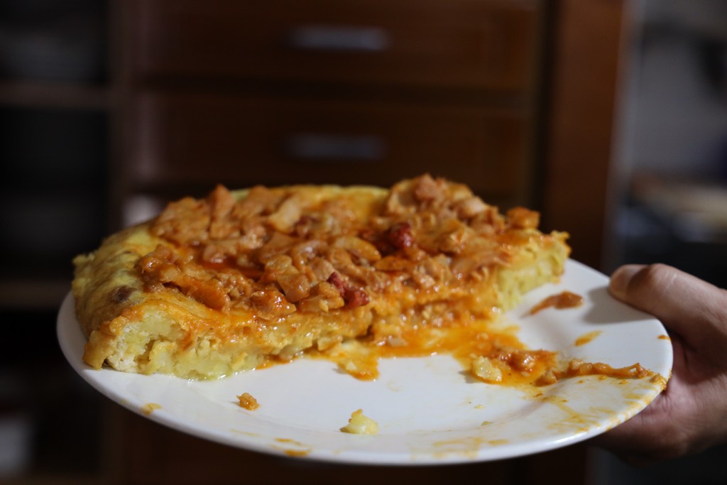 El Puchi y la tortilla de callos