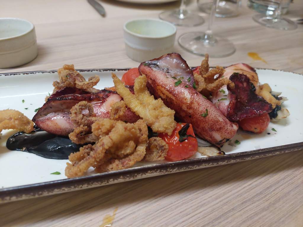 Chipirones a la brasa