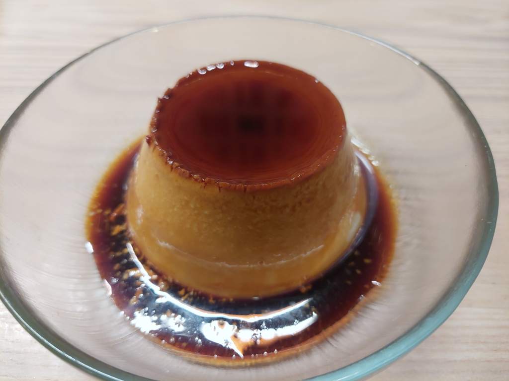 Flan de leche tostada