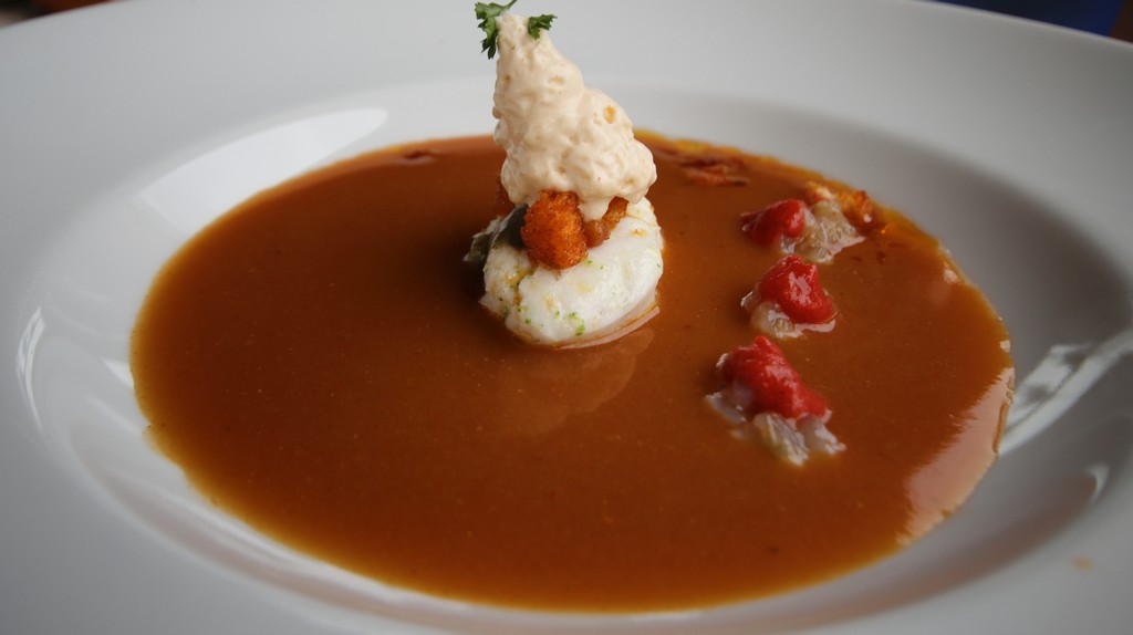 La sopa ganadora En San Sebastian Gastronomika La Pradera