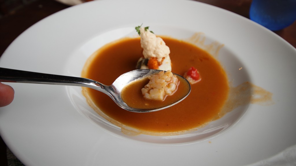 La sopa ganadora En San Sebastian Gastronomika La Pradera