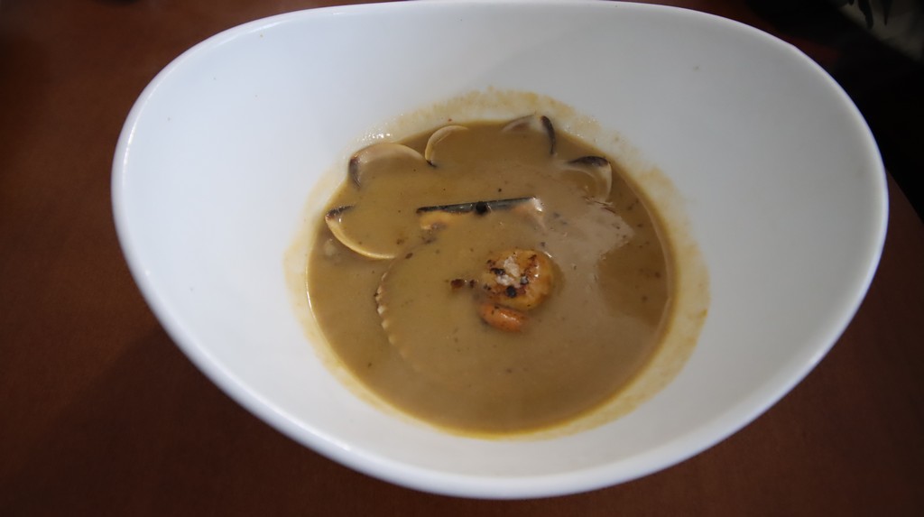 Crema de pescado y marisco