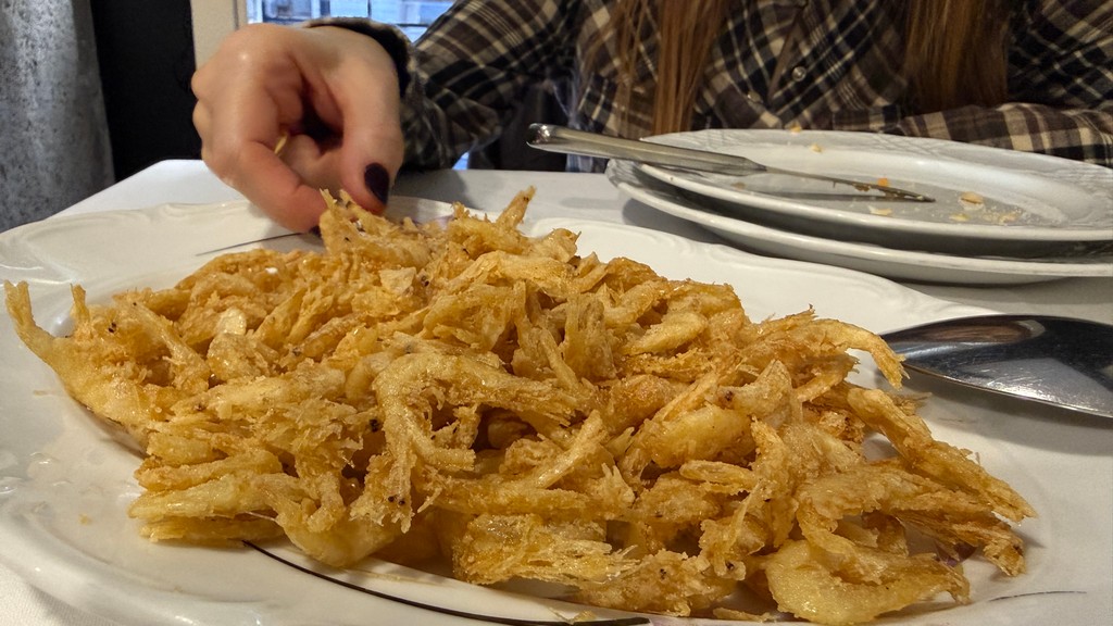 Fritura de gamba de cristal El Desván