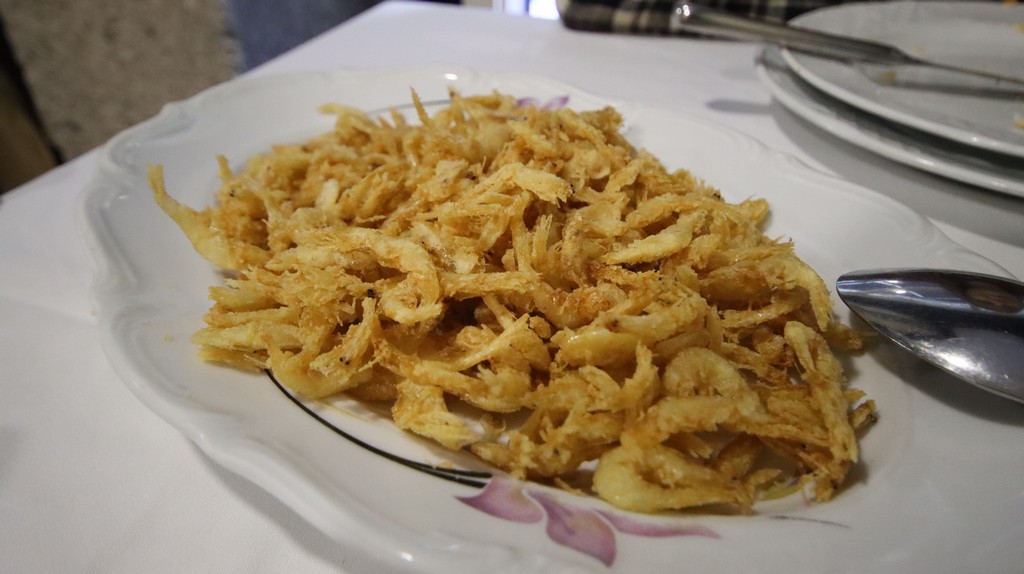 Fritura de gamba de cristal El Desván