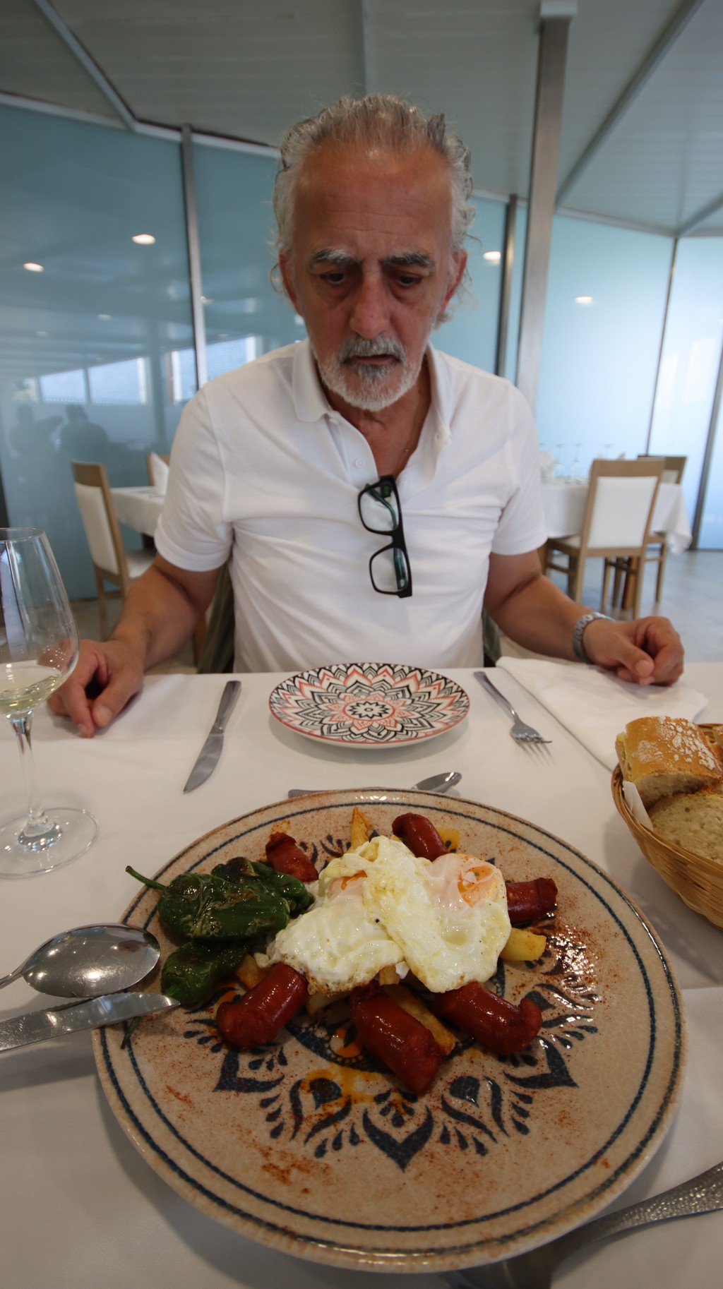 Huevos fritos con chistorra