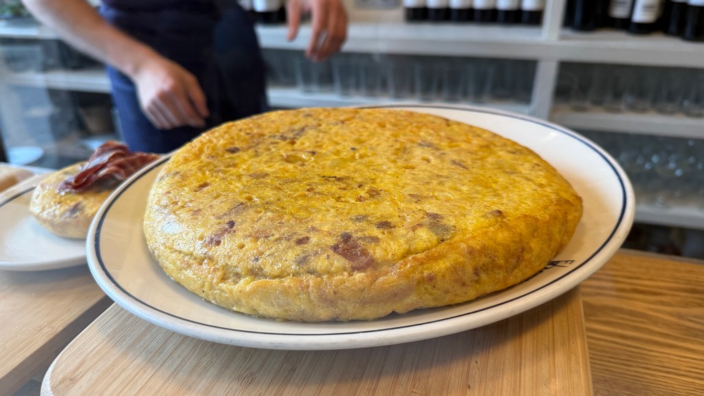 La tortilla elaborada por Almudena Desayunos El Machi