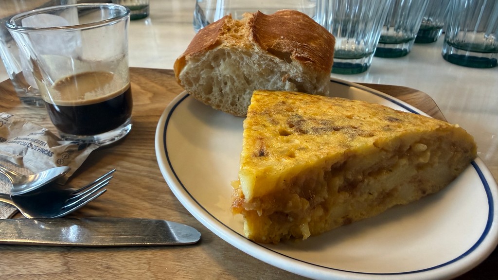 La tortilla elaborada por Almudena 