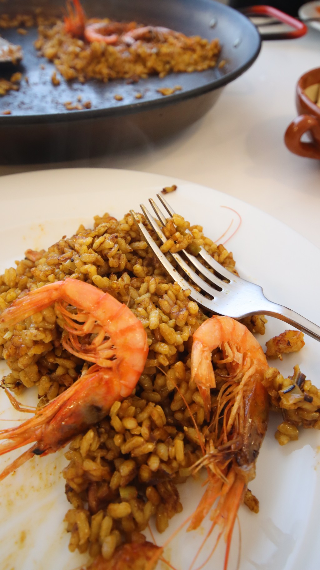 Arroz de gambas rojas