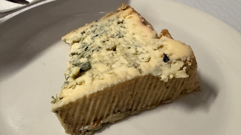 El queso azul de hojas